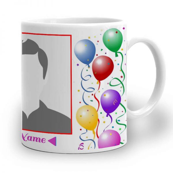 PC029. Happy Birthday Wish Mug Right
