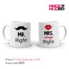 R103. Mr & Mrs Couple Mug – 2 PC